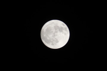 Moon Over Oklahoma on a Cool Autumn Evening