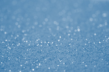 Blue vintage glitter defocused blurred texture christmas abstract background