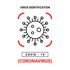 Corona virus banner template