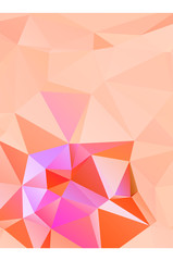 Light orange polygonal illustration