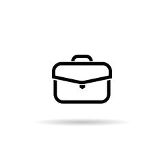 work bag icon. vector business concept line design. vector symbol