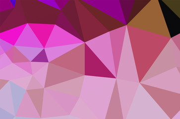 Obraz premium Colorful purple vivid polygonal triangular background pattern