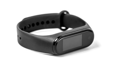 Black fitness watch