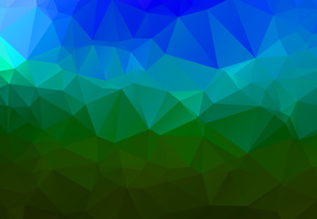 Abstract multicolor emerald green background. Vector polygonal design illustrator