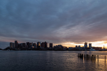 Fototapeta na wymiar A Night Enjoying the City, Boston, Massachusetts