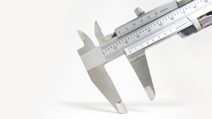 Isolated vernier caliper in white background picture with high details,Easy to use for any work