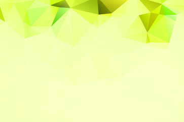 Yellow vivid polygonal vector background.  geometric vector illustration. creative design template