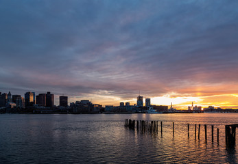 Fototapeta premium A Night Enjoying the City, Boston, Massachusetts