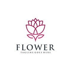 Lotus Logo and Icon Vector Template