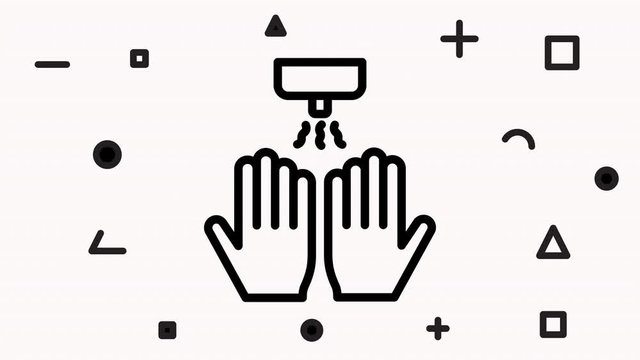  Disinfectant Icon Animation