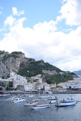 Obraz premium Positano beautiful view in Amalfi coast Italy Europe 