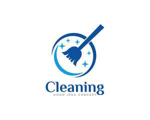 Cleaning Logo Icon Design Vector