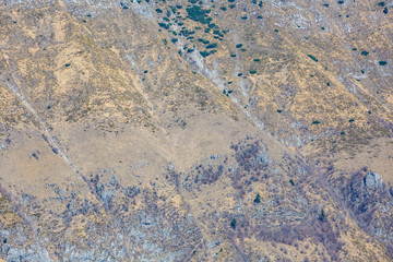 Mountain range. Close up view. Monte Quarnan, Italian Alps, near Gemona, Friuli Venezia Giulia, Italy