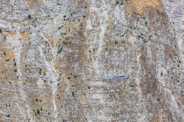 Mountain range. Close up view. Monte Quarnan, Italian Alps, near Gemona, Friuli Venezia Giulia, Italy