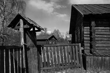 An abandoned village in central Russia.