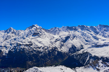 Fototapeta na wymiar Berner Alpen Schweiz 