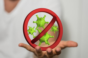 Corona Virus Healthcare Concept. Coronavirus protection Pandemic Sars Fever.