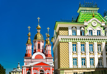 Fototapeta premium St. John the Baptist Church at Kazan Monastery in Tambov, Russian Federation
