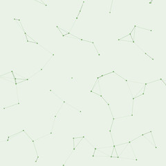 Network Mesh Procedural Art background illustration