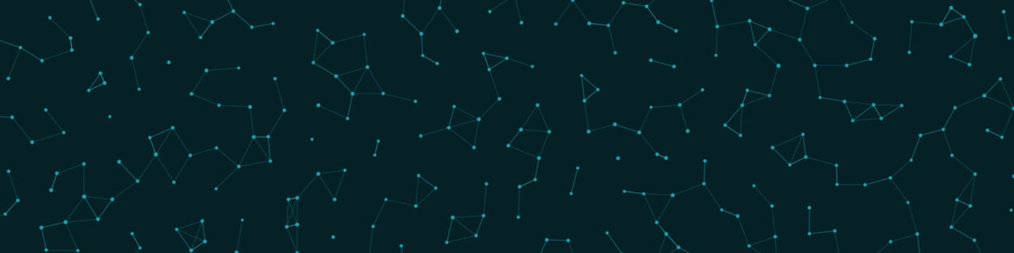 Network Mesh Procedural Art background illustration
