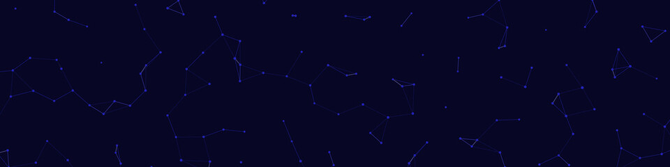 Fototapeta premium Network Mesh Procedural Art background illustration