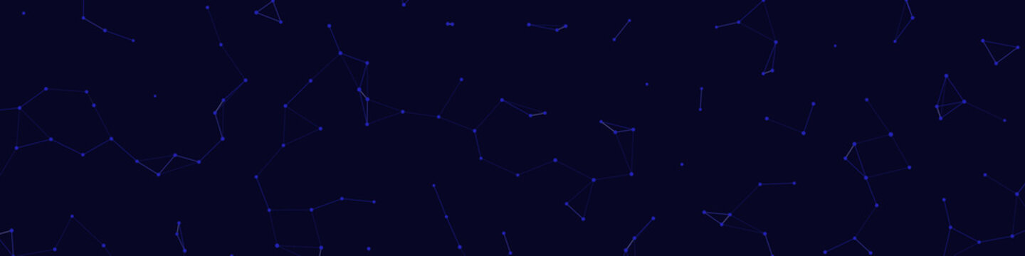 Network Mesh Procedural Art background illustration