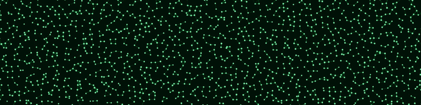 Network Mesh Procedural Art background illustration