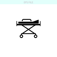 Stretcher icon. EPS vector file
