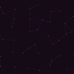 Network Mesh Procedural Art background illustration