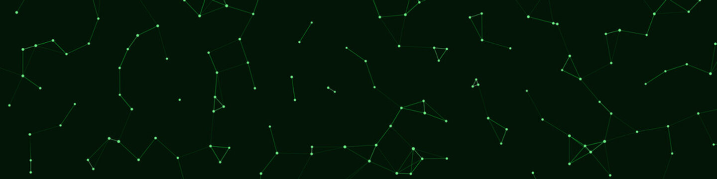 Network Mesh Procedural Art background illustration