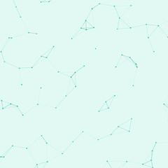 Network Mesh Procedural Art background illustration