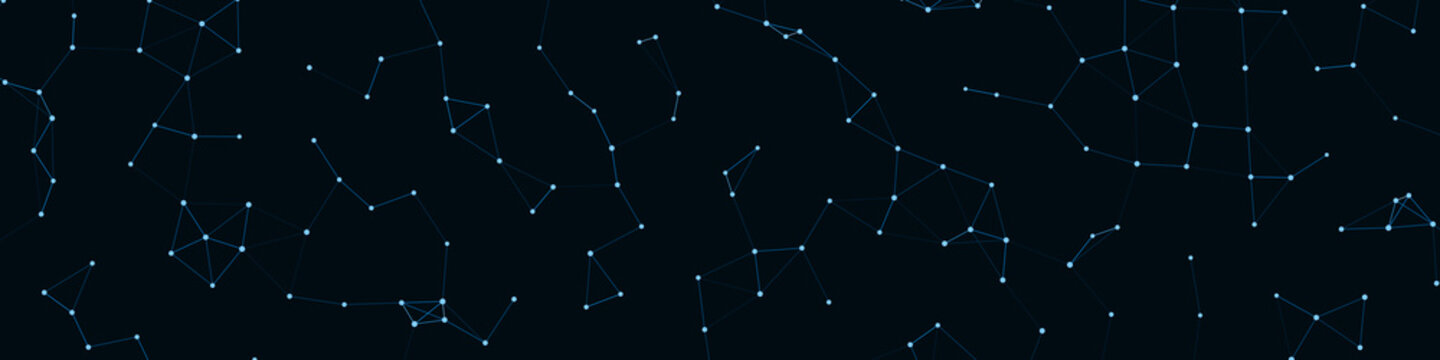 Network Mesh Procedural Art background illustration