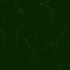 Network Mesh Procedural Art background illustration