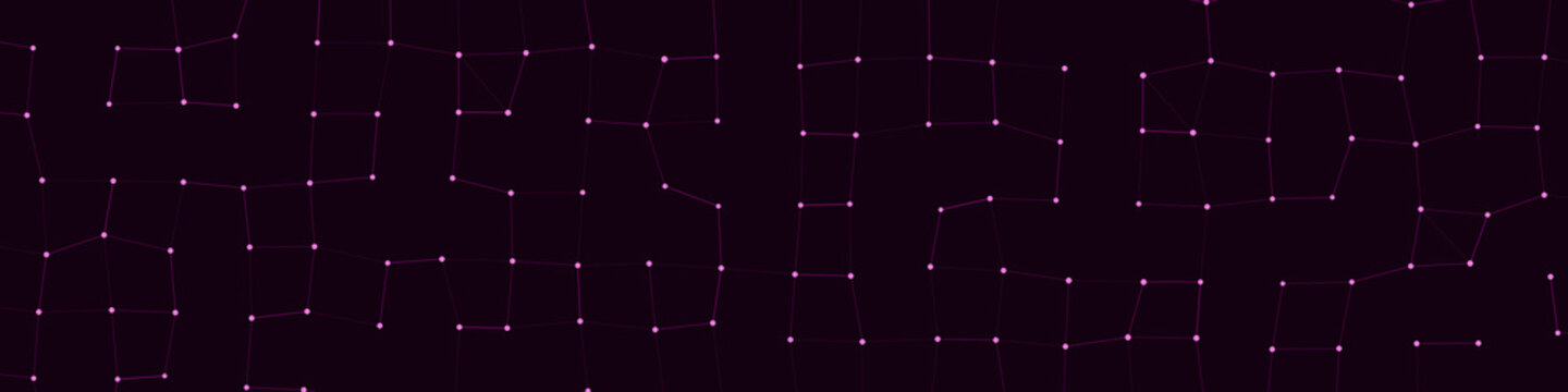 Network Mesh Procedural Art background illustration