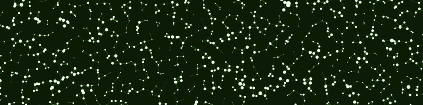 Network Mesh Procedural Art background illustration