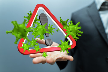 epidemic coronavirus 2019-nCoV, Novel Coronavirus Alert outbreak . Virus Covid 19-NCP. Spread of...