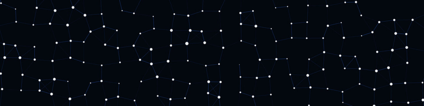 Network Mesh Procedural Art background illustration