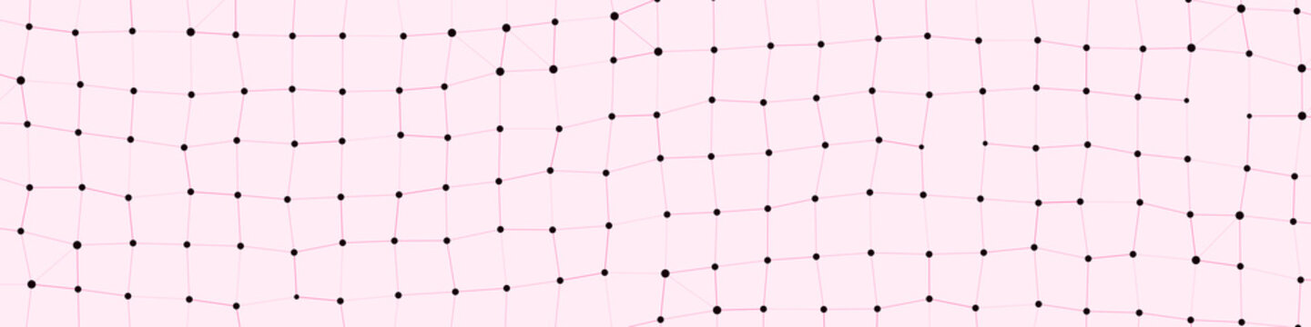 Network Mesh Procedural Art background illustration