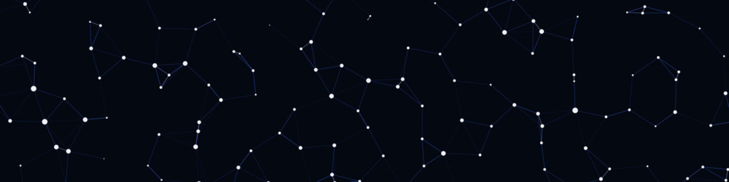 Network Mesh Procedural Art background illustration