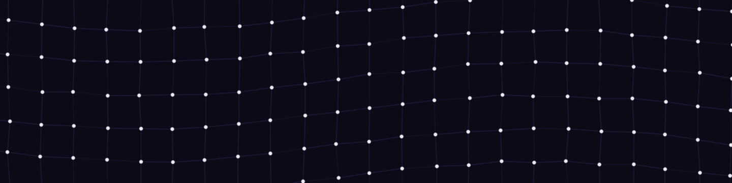 Network Mesh Procedural Art background illustration