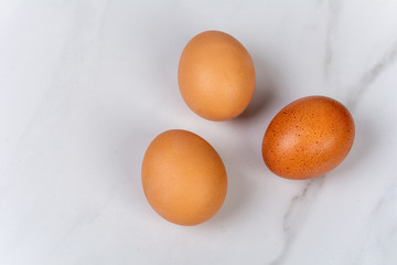 Close-up of eggs.