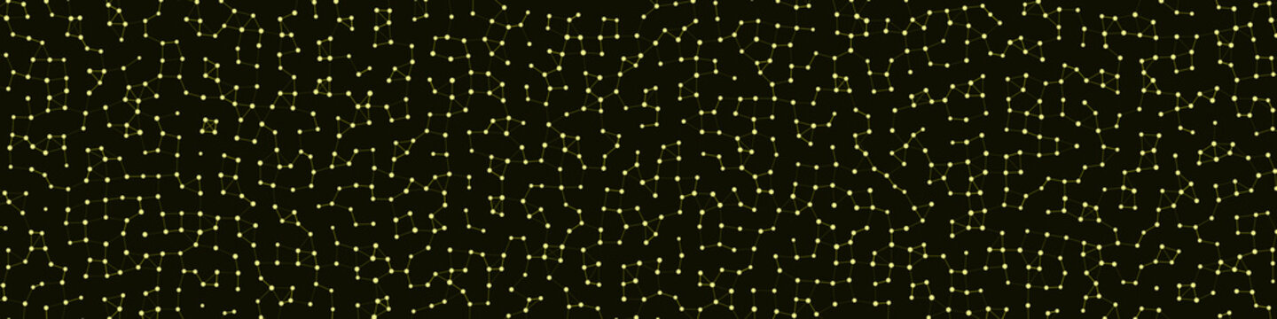 Network Mesh Procedural Art background illustration