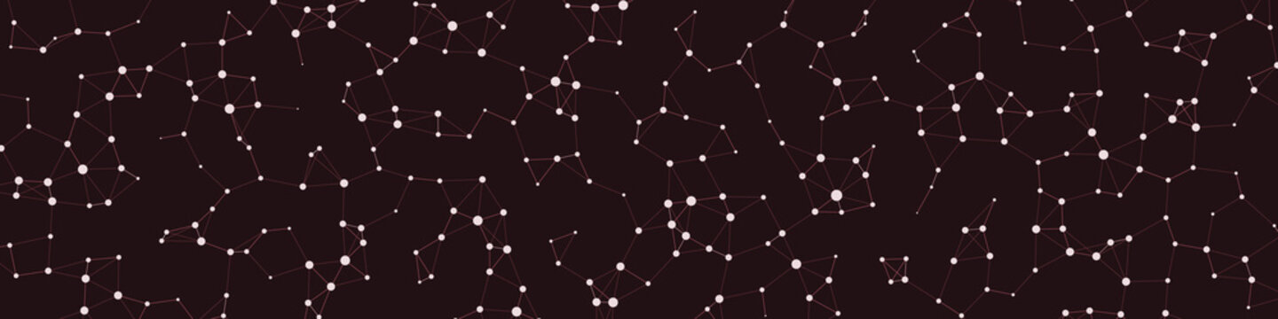 Network Mesh Procedural Art background illustration
