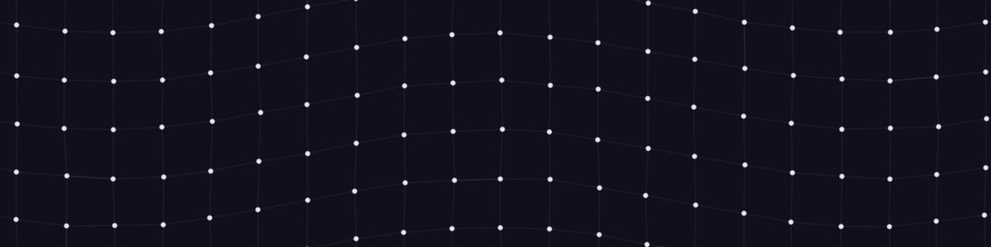 Network Mesh Procedural Art background illustration