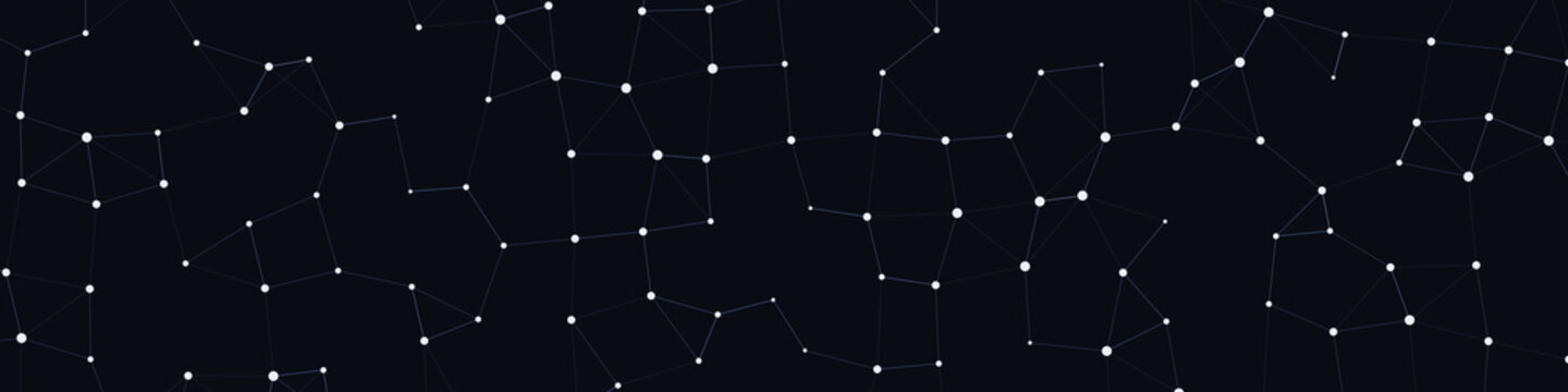 Network Mesh Procedural Art background illustration