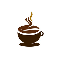 Coffee Cup Vector Graphic Logo Design