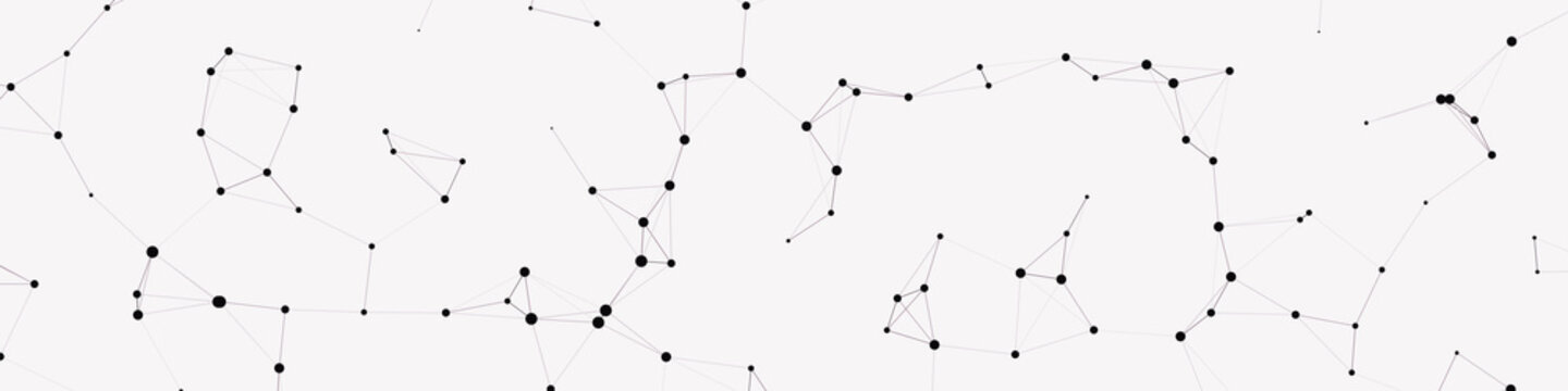 Network Mesh Procedural Art background illustration
