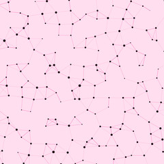 Network Mesh Procedural Art background illustration