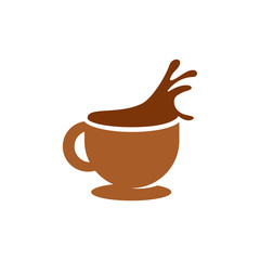 Coffee Cup Vector Graphic Logo Design