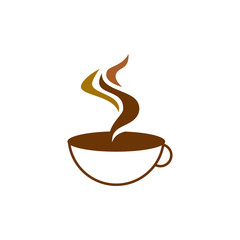 Coffee Cup Vector Graphic Logo Design